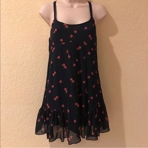 🌟 3 for $15 🌟A&F Navy Blue Ruffle Dress. EUC.